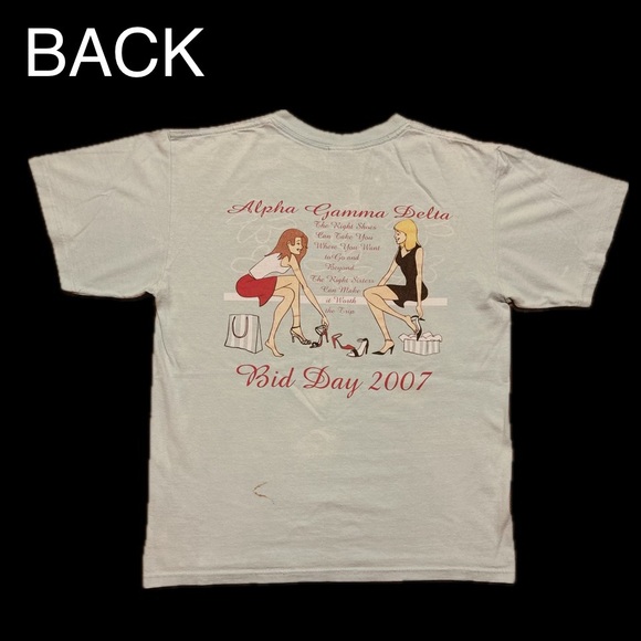 2007 Alpha Gamma Delta t-shirt - Picture 4 of 8